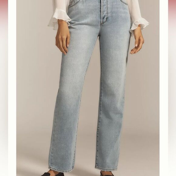 NWT Rolla's 90s Relaxed High-Rise Straight-Leg Jeans - Picture 2 of 8